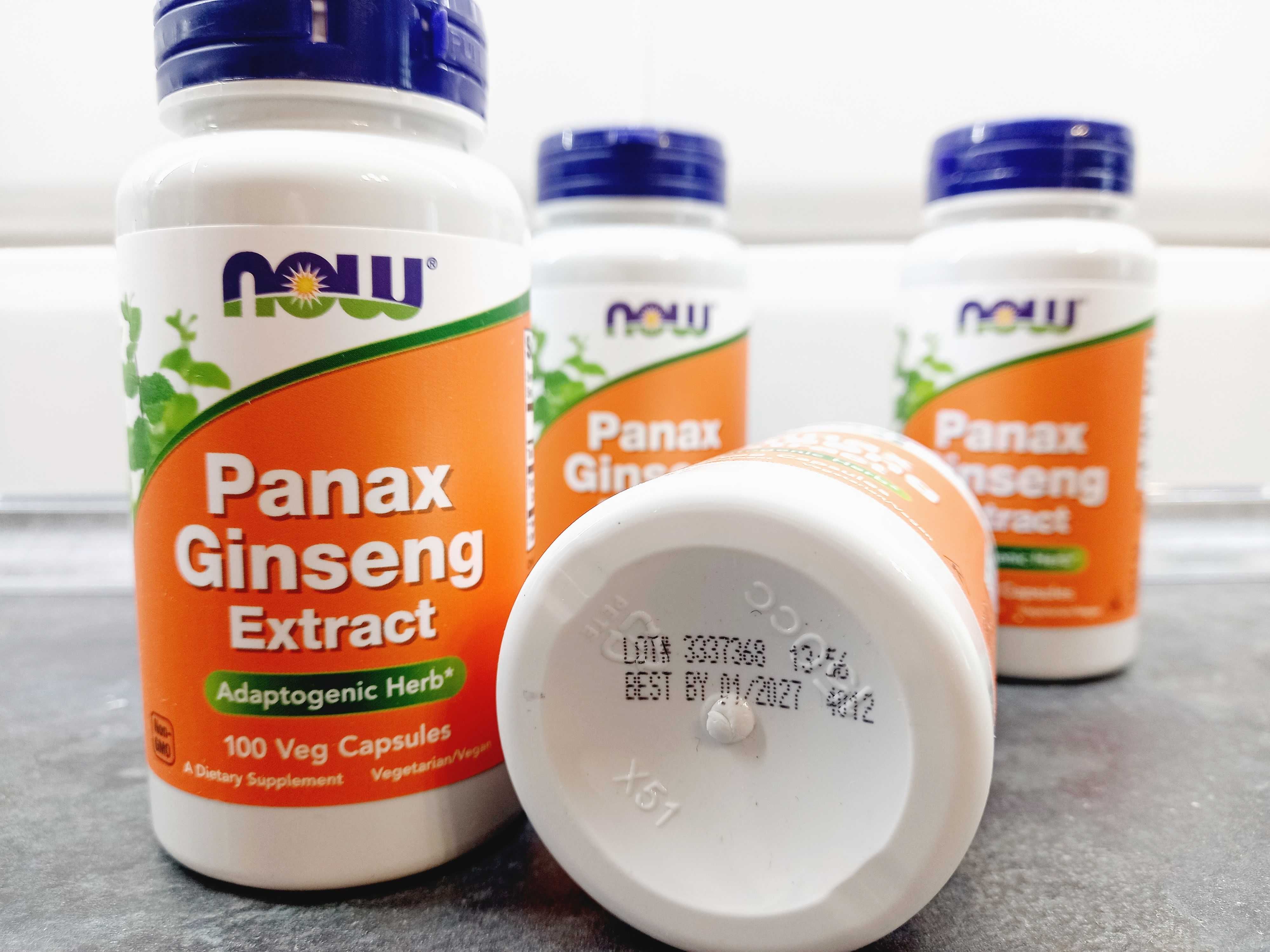 Now Foods, Panax Ginseng 500 мг (100 капс.), женьшень корень