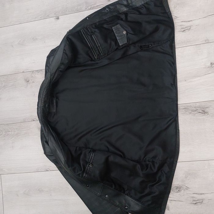 Kurtka skórzana męska czarna rozm. L