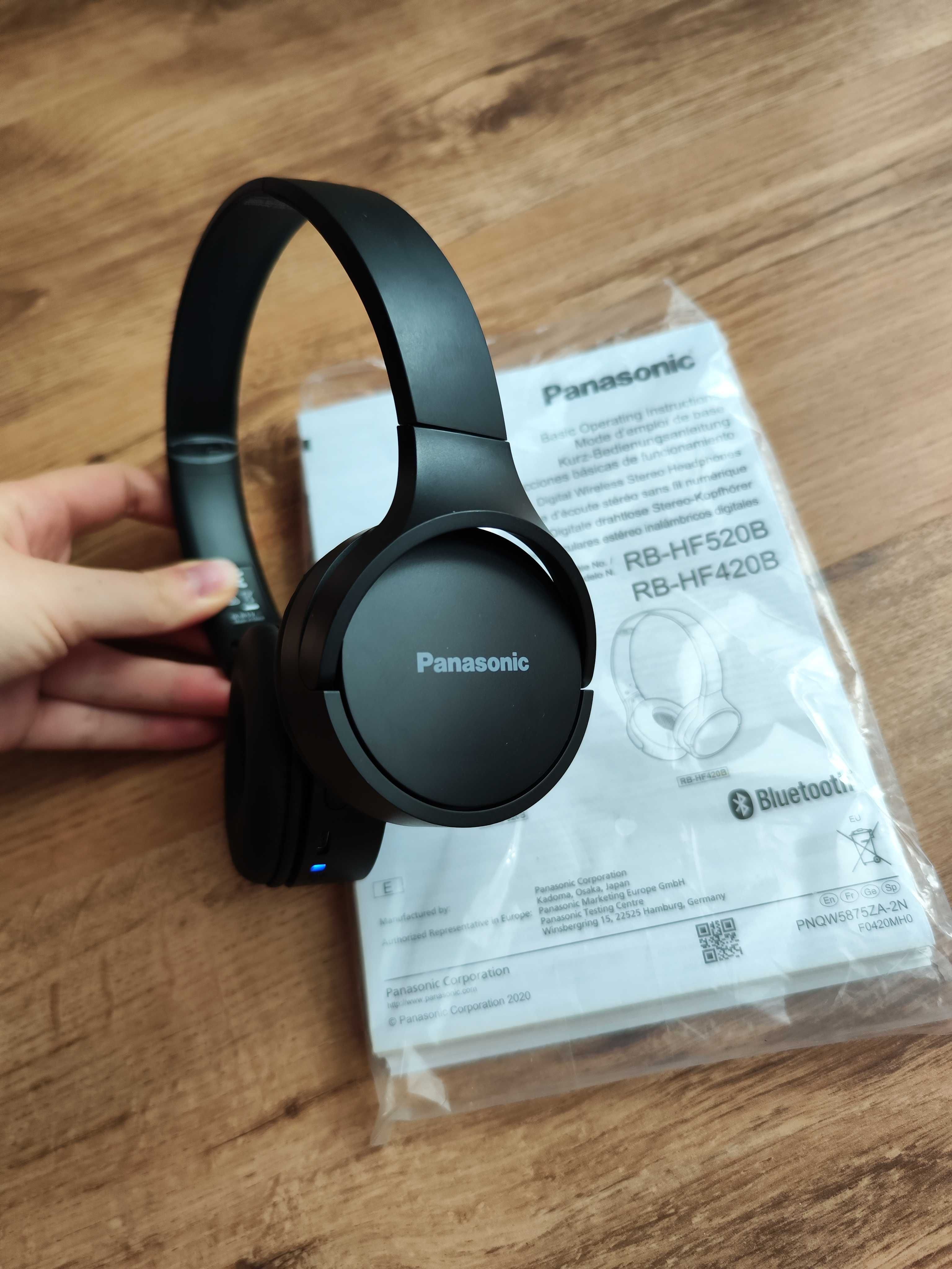 Słuchawki bezprzewodowe Panasonic RB-HF420B Czarne