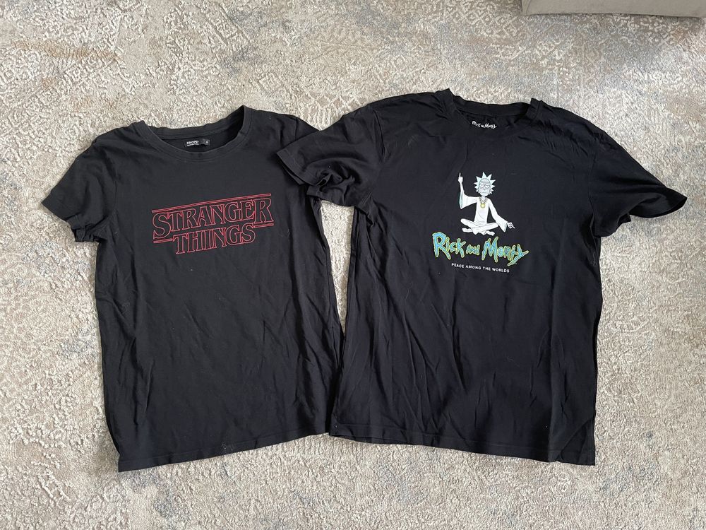 T-shirty Koszulki Cropp S Rick and Morty Stranger Things