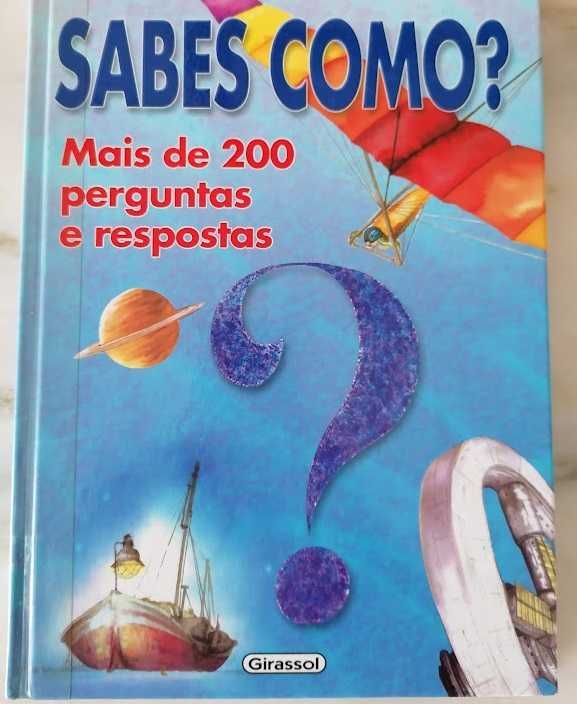 Vendo Livro "Sabes Como? - Mais de 200 perguntas e respostas"