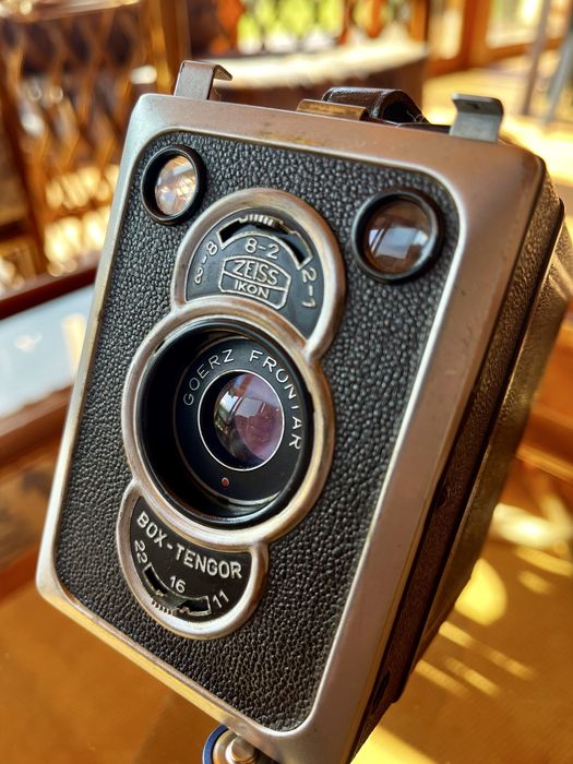 Antiga maquina fotografica zeiss ikon