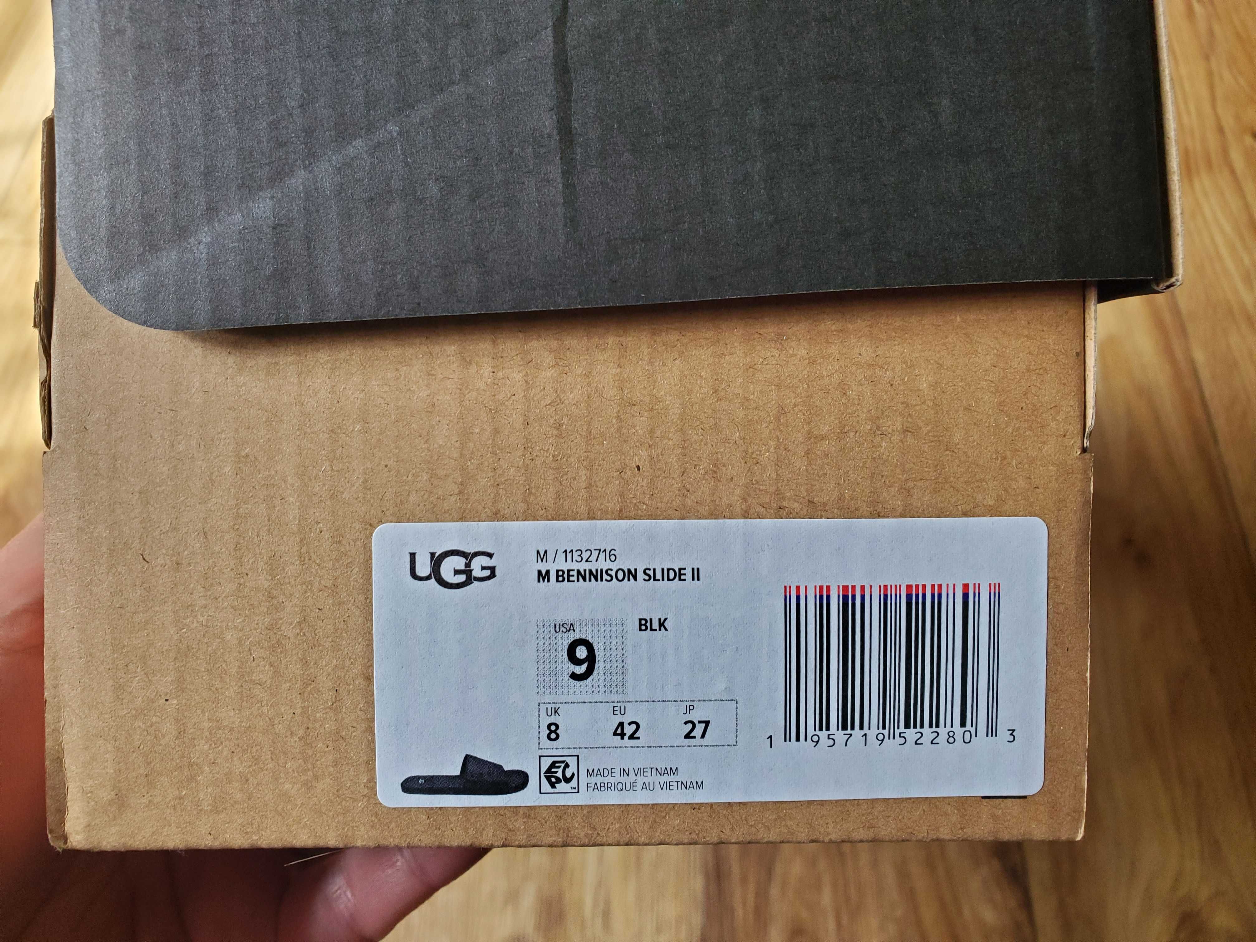 Слайди шльопанці шкіра UGG US9 (41 - 42)