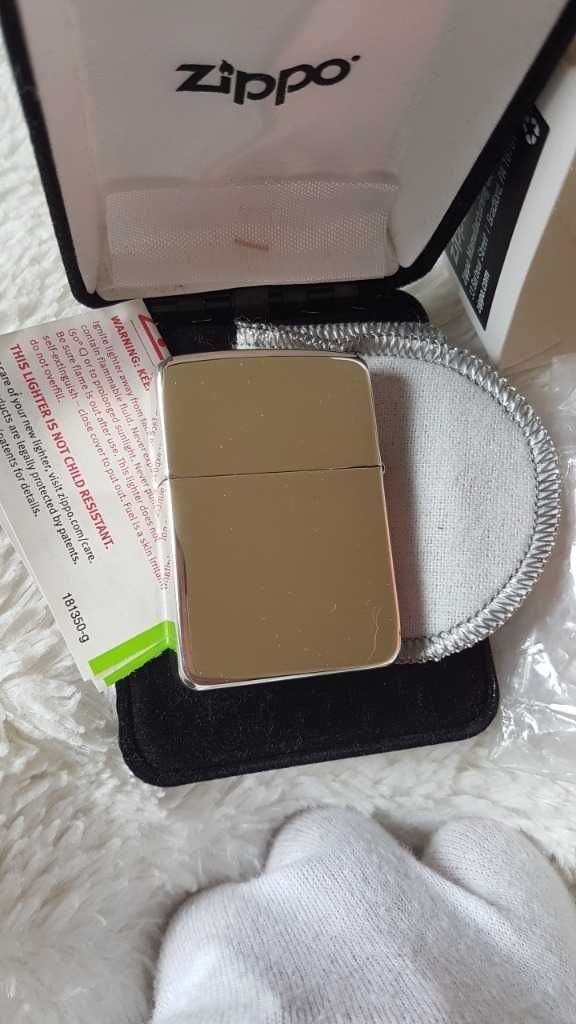 Zapalniczka Zippo srebrna  Sterling Silver 23.