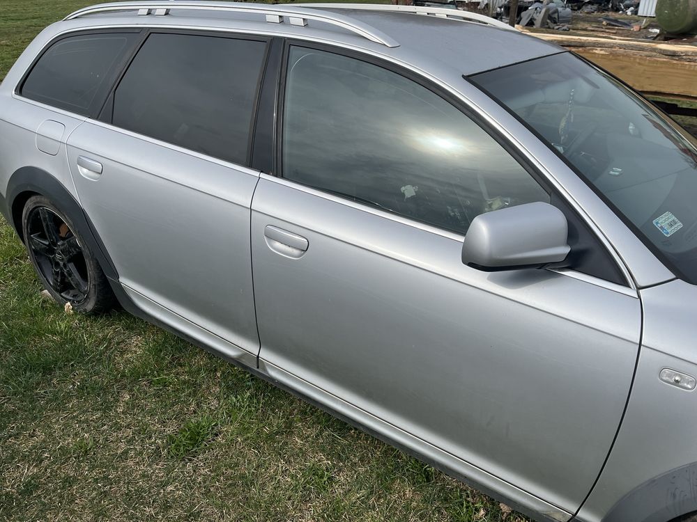 AUDI A6 C6 ALLROAD LY7W srebrny błotnik drzwi klapa maska lusterko