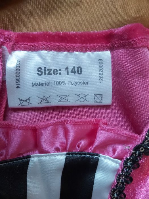 Strój karnawałowy PIRATKA roz 140 nr 8