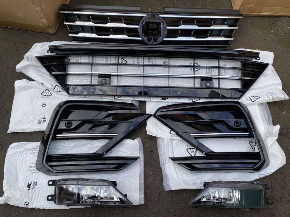 Решітка Тігуан rline решетка Тигуан 2 tiguan allspace решотка решетки