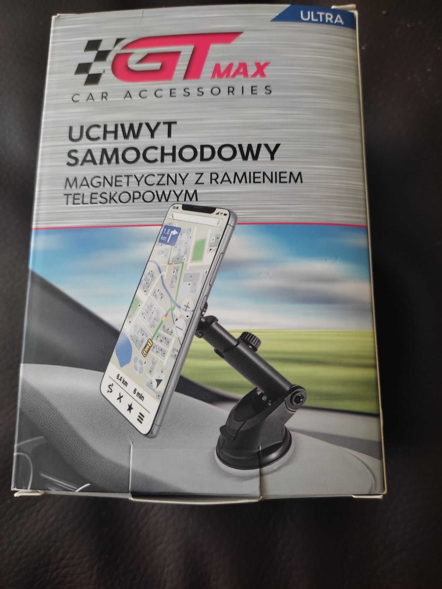 Uchwyty samochodowe z ramieniem teleskopowym