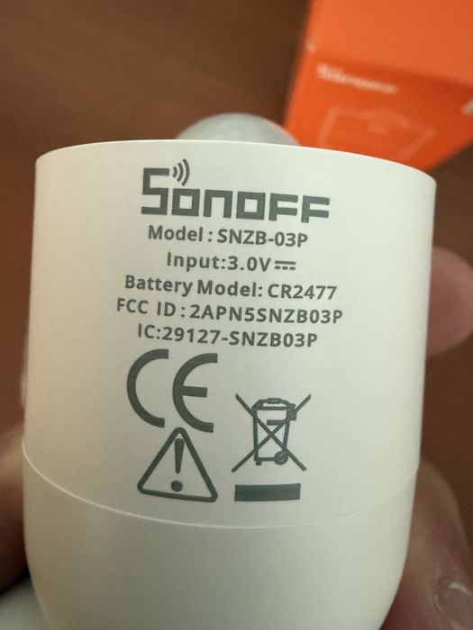 Sensor Movimento Zigbee SONOFF SNZB-03P