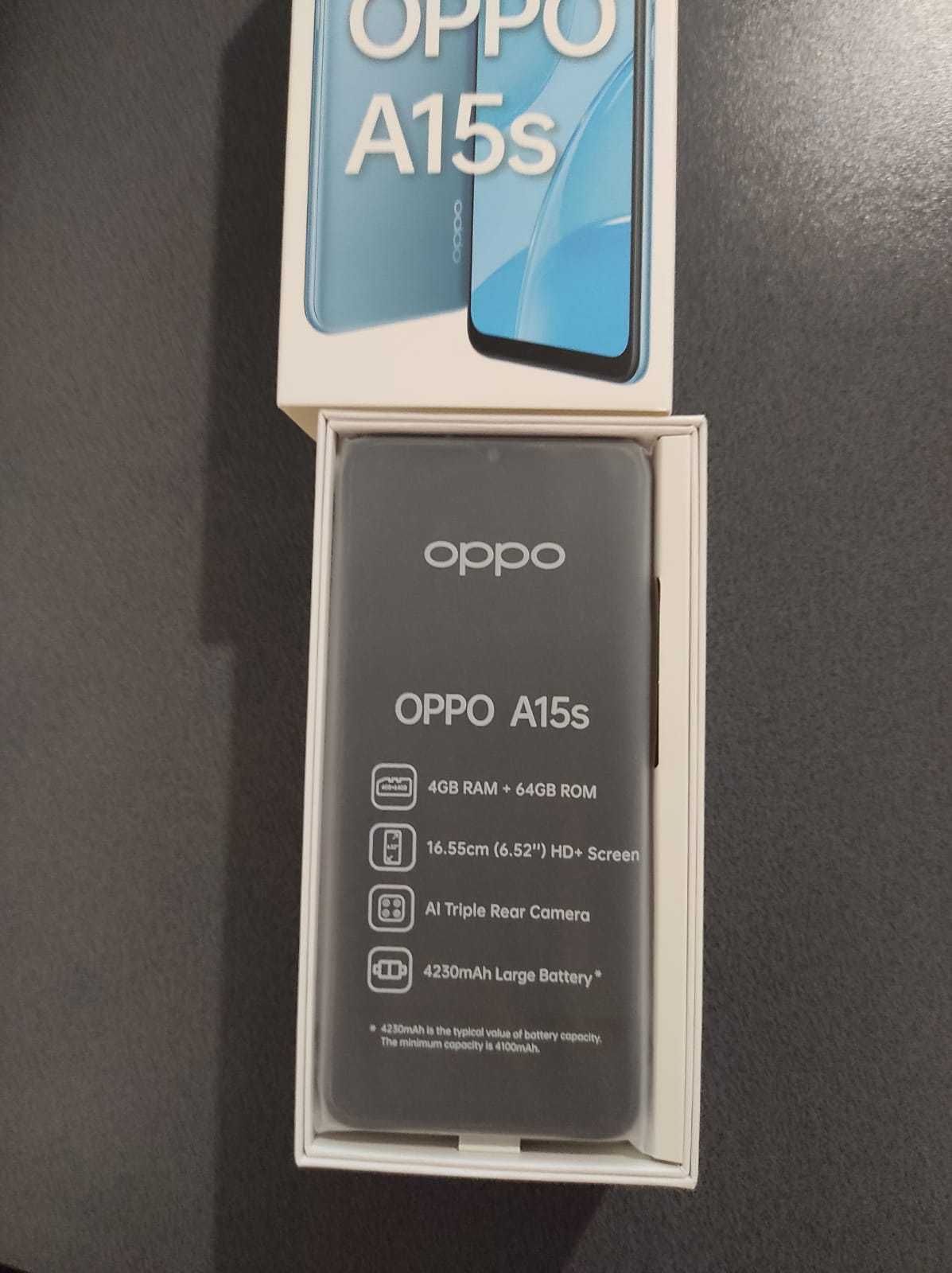 Telefon OPPO A15s 4GB|64GB nowy, nieużywany