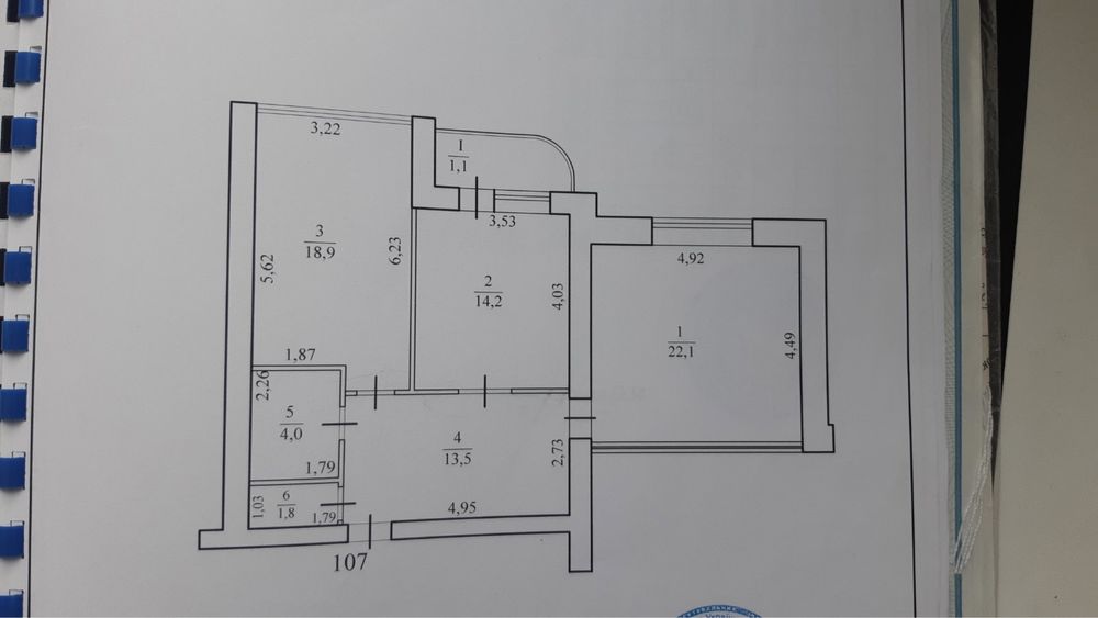 продам 2 о кімнатну квартиру на Брянську