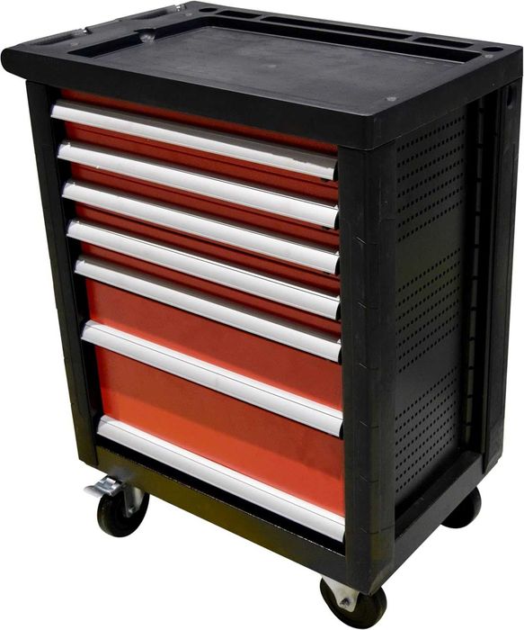 Carrinho ferramentas 7 gavetas com fecho NOVO