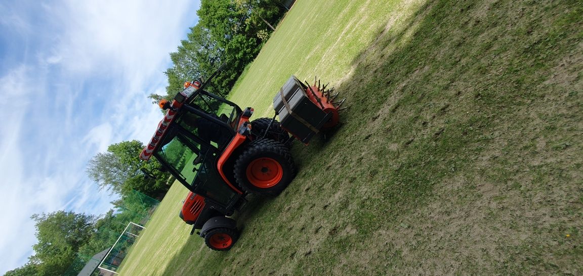 Aerator areator pasywny do boisk i trawników