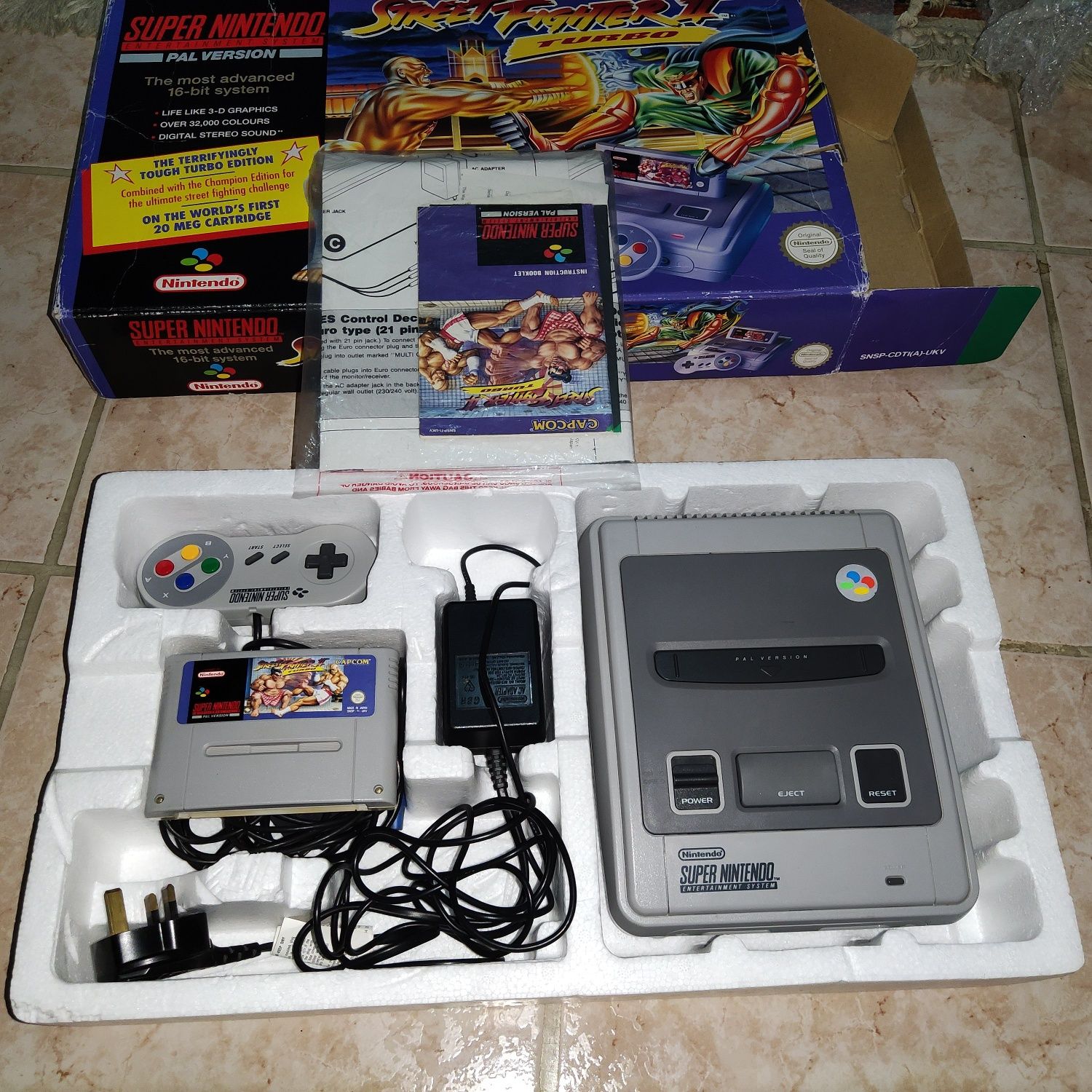 Consola Super nintendo Street fighter 2 turbo edition