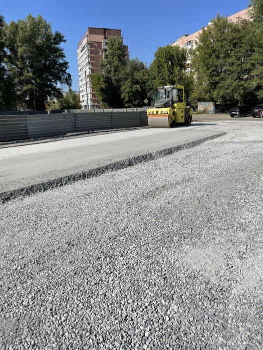 Отсыпка дорог шлак, щебень, асфальтная крошка