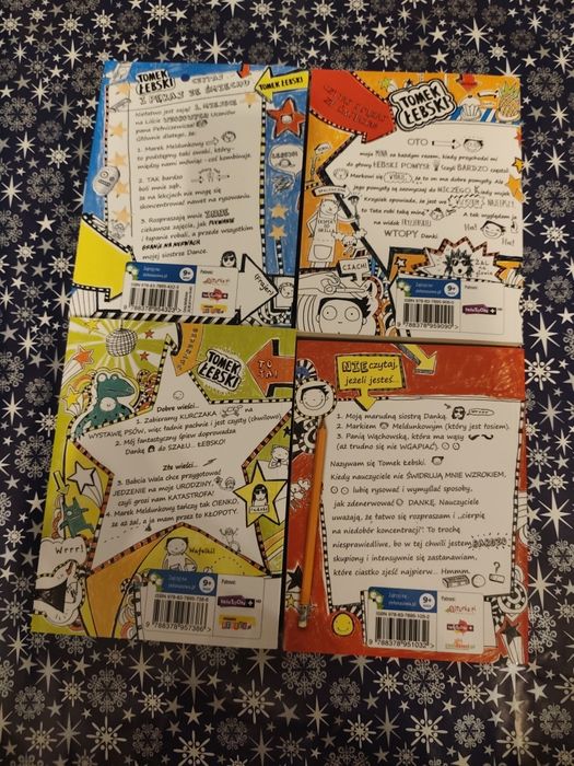 Cztery książki z serii "Tomek Łebski" L.Pichon