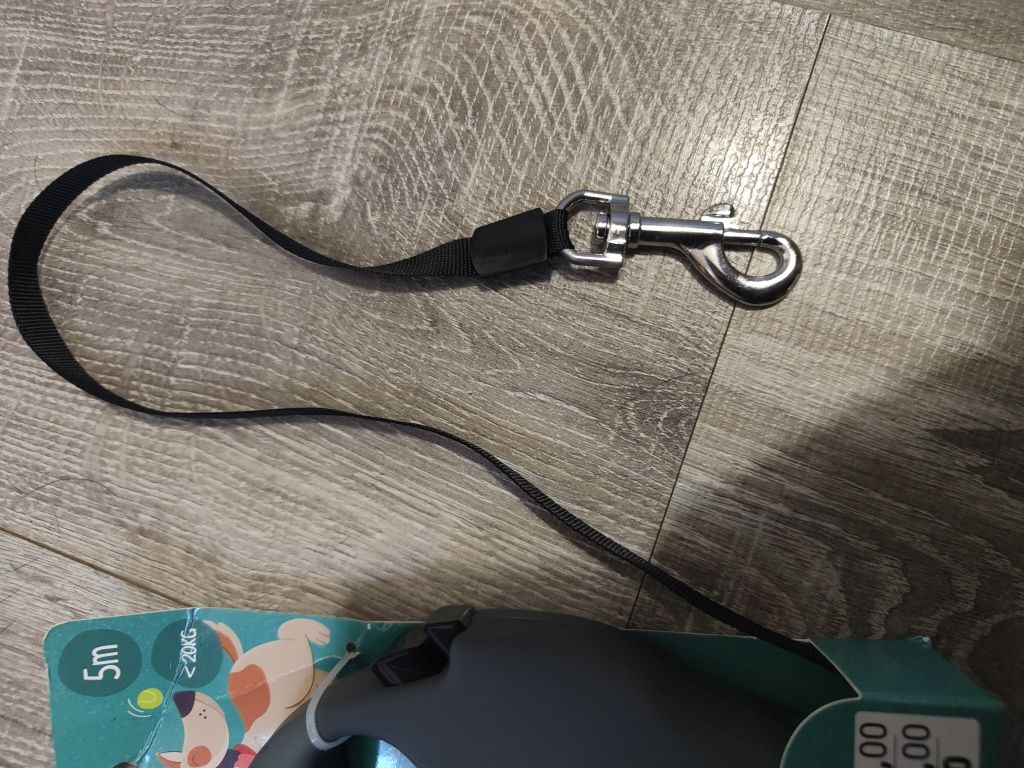 Smycz taśmowa automatyczna dla psa kota 5m typu flexi 20kg taśma