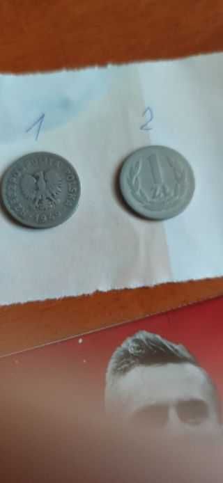 na sprzedaż  moneta prl 1 zl z 1949 r bez znaku mennicy