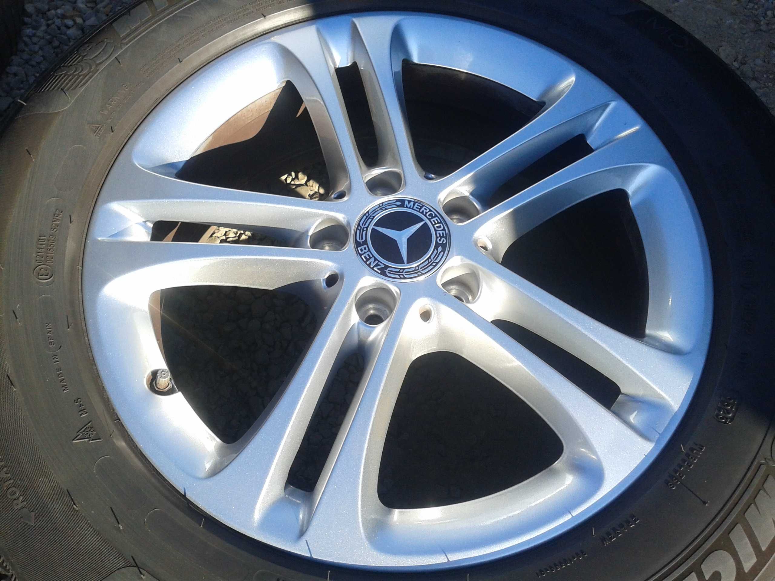 oryginalne felgi r17 mercedes a b c v klasa classe 23rok 5x112 mielec