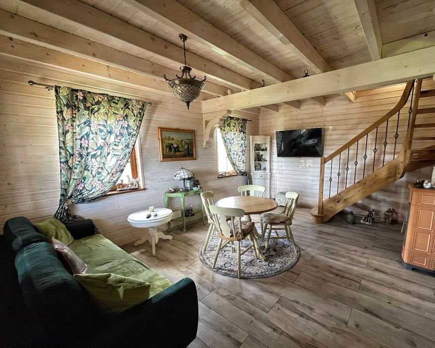 Domek ,posesja  na wyłączność na Kaszubach+ basen, bania, sauna