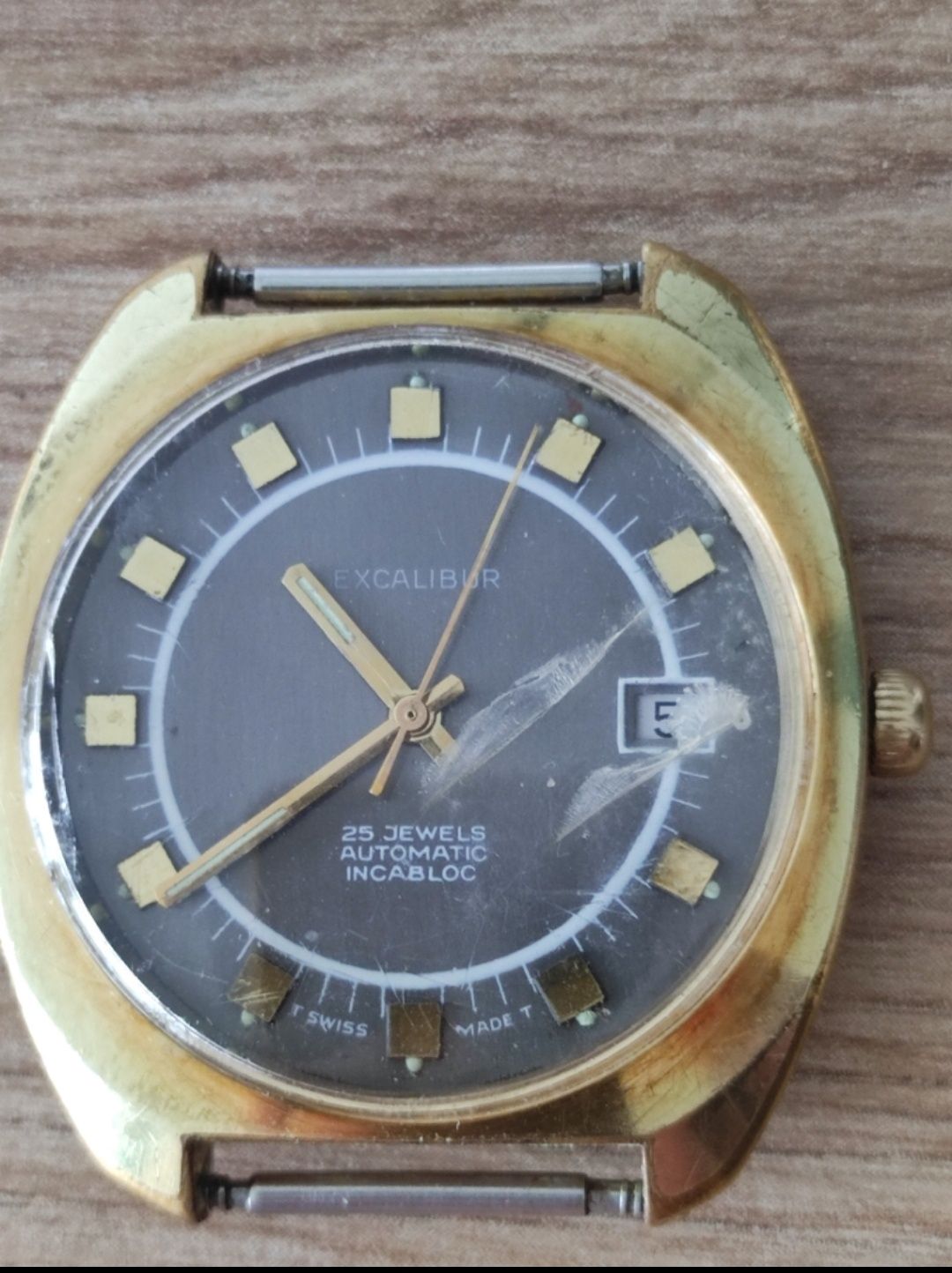 Vintage zegarek męski Excalibur Swiss made