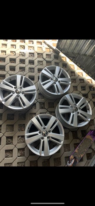 Alufelgi 16 5x112 dekielki vw