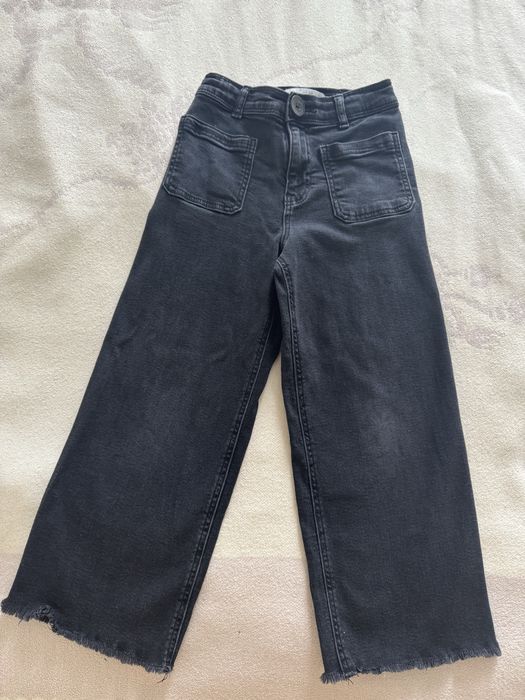 Черные джинсы Zara клёш , 6 лет