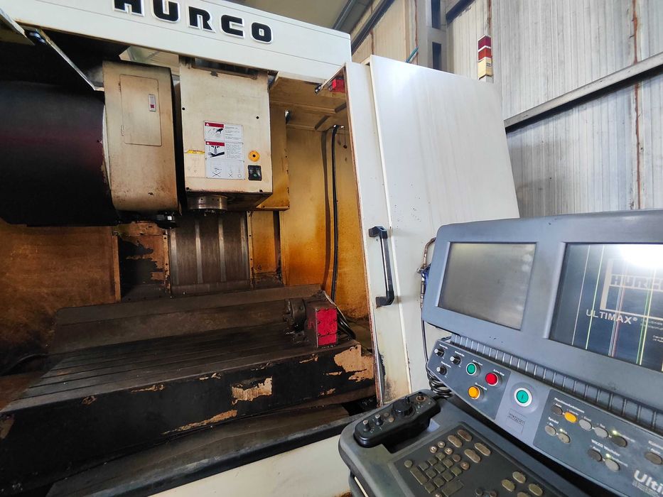 4-osiowe centrum obróbcze CNC Hurco VMX50, 2002 rok