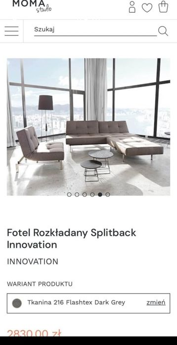 Sofa I fotel jak nowe - komplet