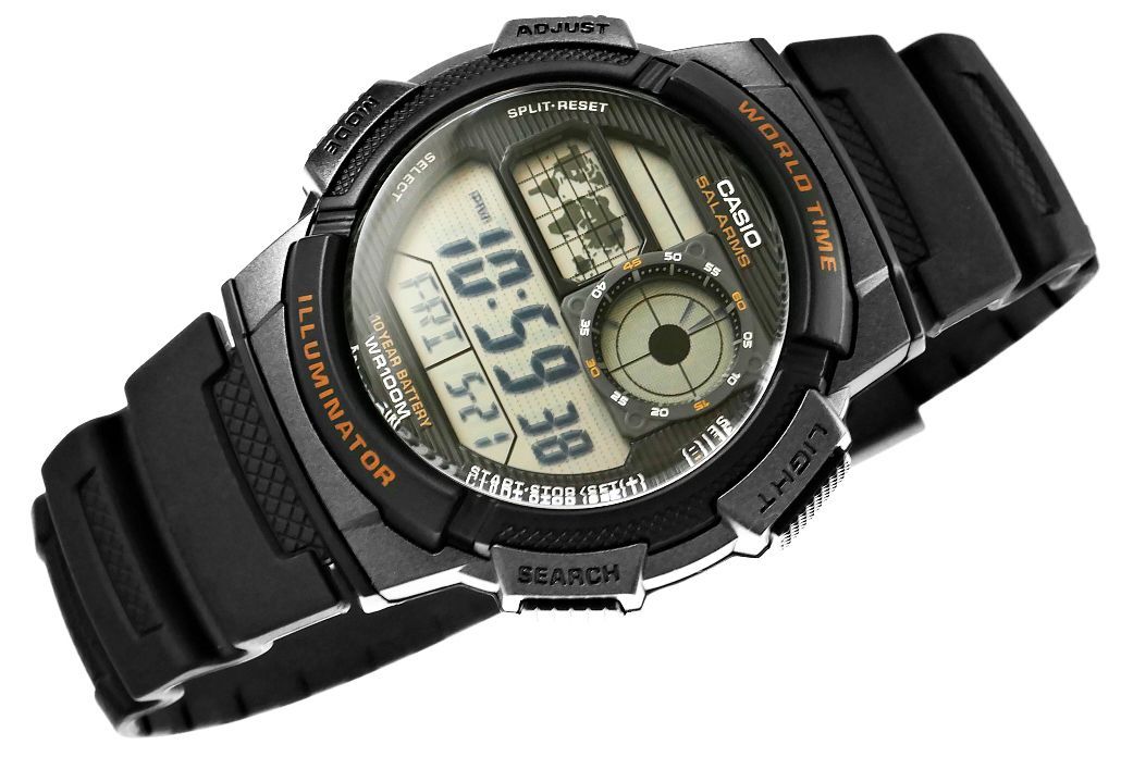 zegarek męski casio ae-1000w-1avdf + box