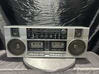 Boombox Sanyo M-W2K – stereo – radio i podwójny magnetofon kasetowy