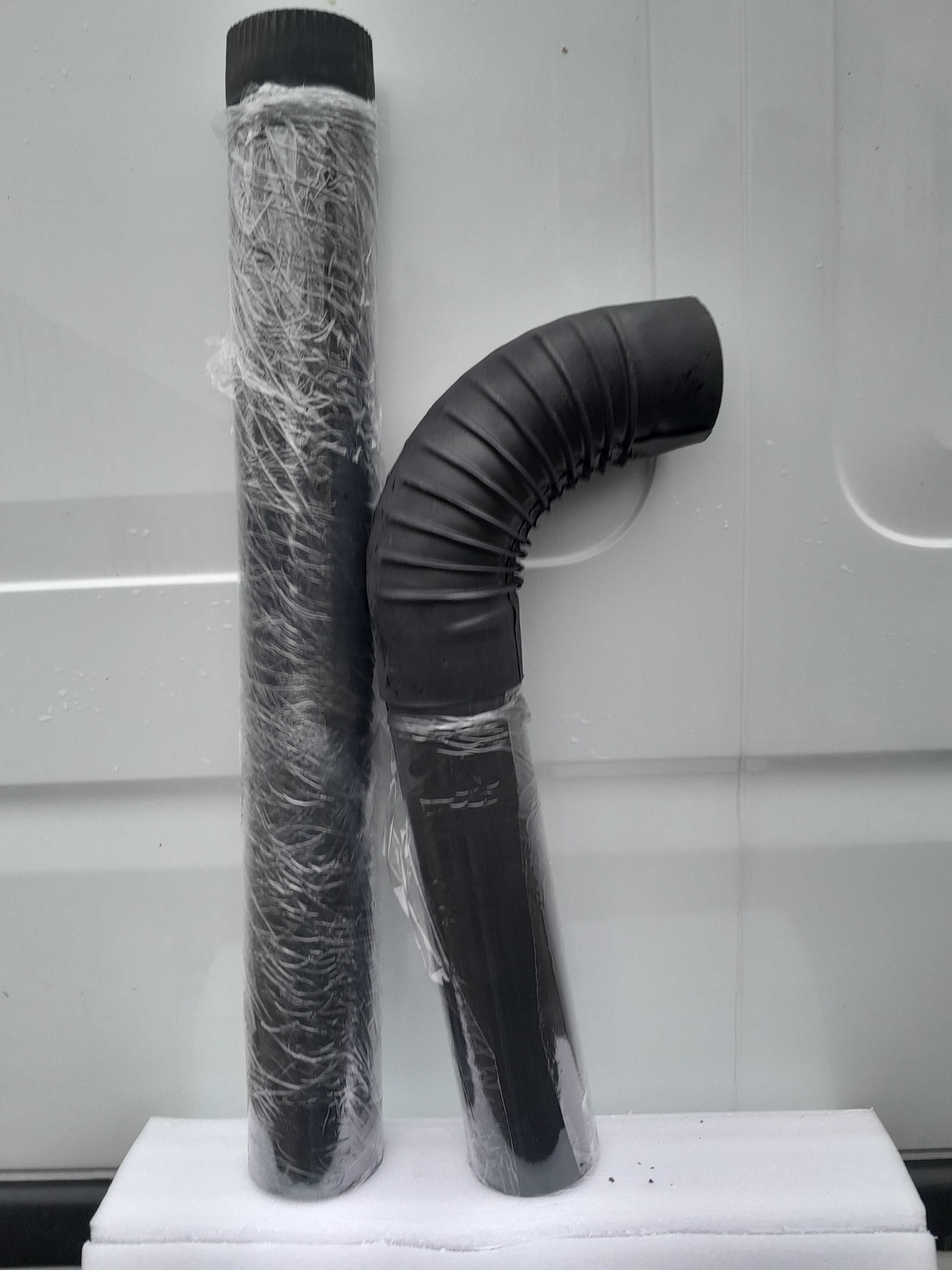 Rura 100 cm  50 cm kolanko - radiator