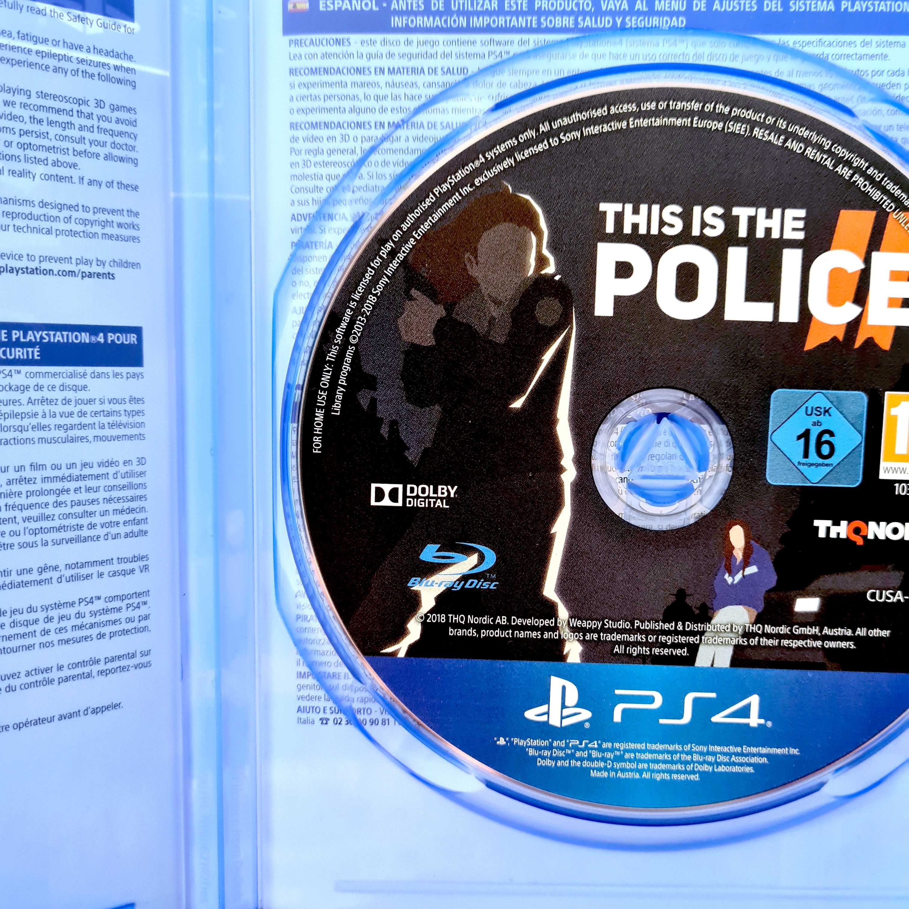 This Is The Police II 2 Ps4 PL Polskie Napisy