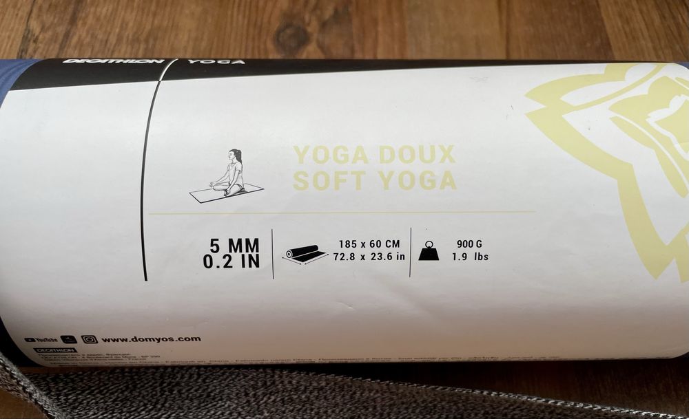 Mata do jogi Decathlon Domyos yoga