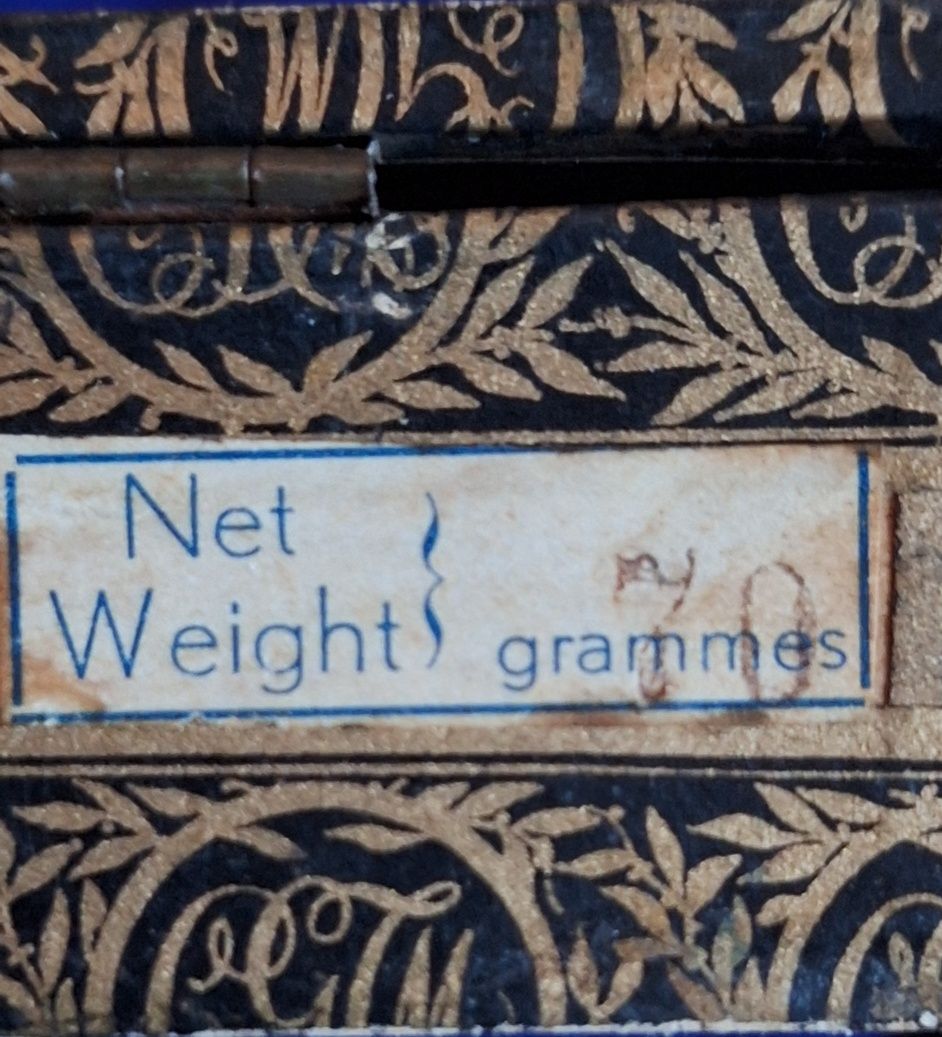 Caixa madeira cigarrilhas Cogetama antiga colecção vazia de Londres