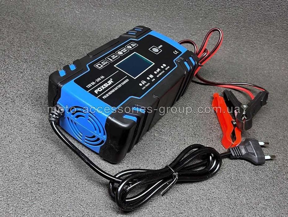 Зарядний пристрій на акумулятор FOXSUR, зарядка зарядное устройство