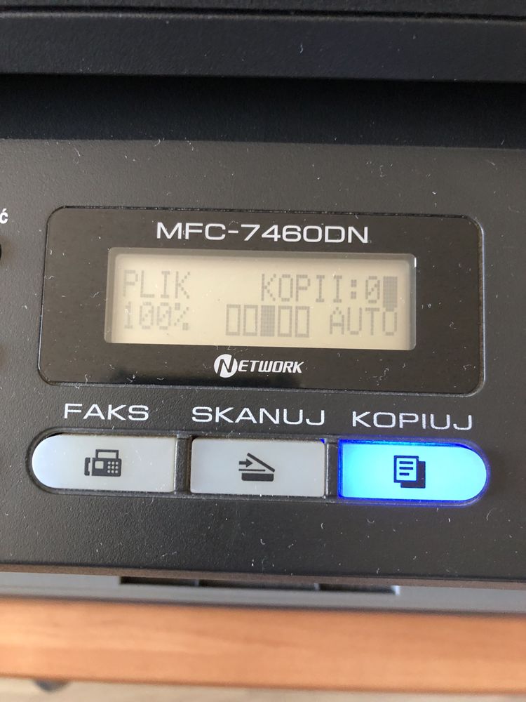 Drukarka laserowa Mfc-7460dn mono duplex skaner router