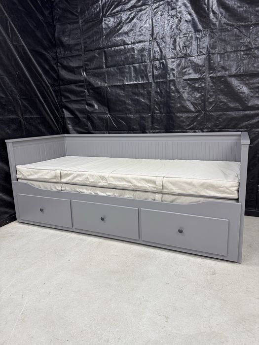 Lóżko Ikea Hemnes Szare