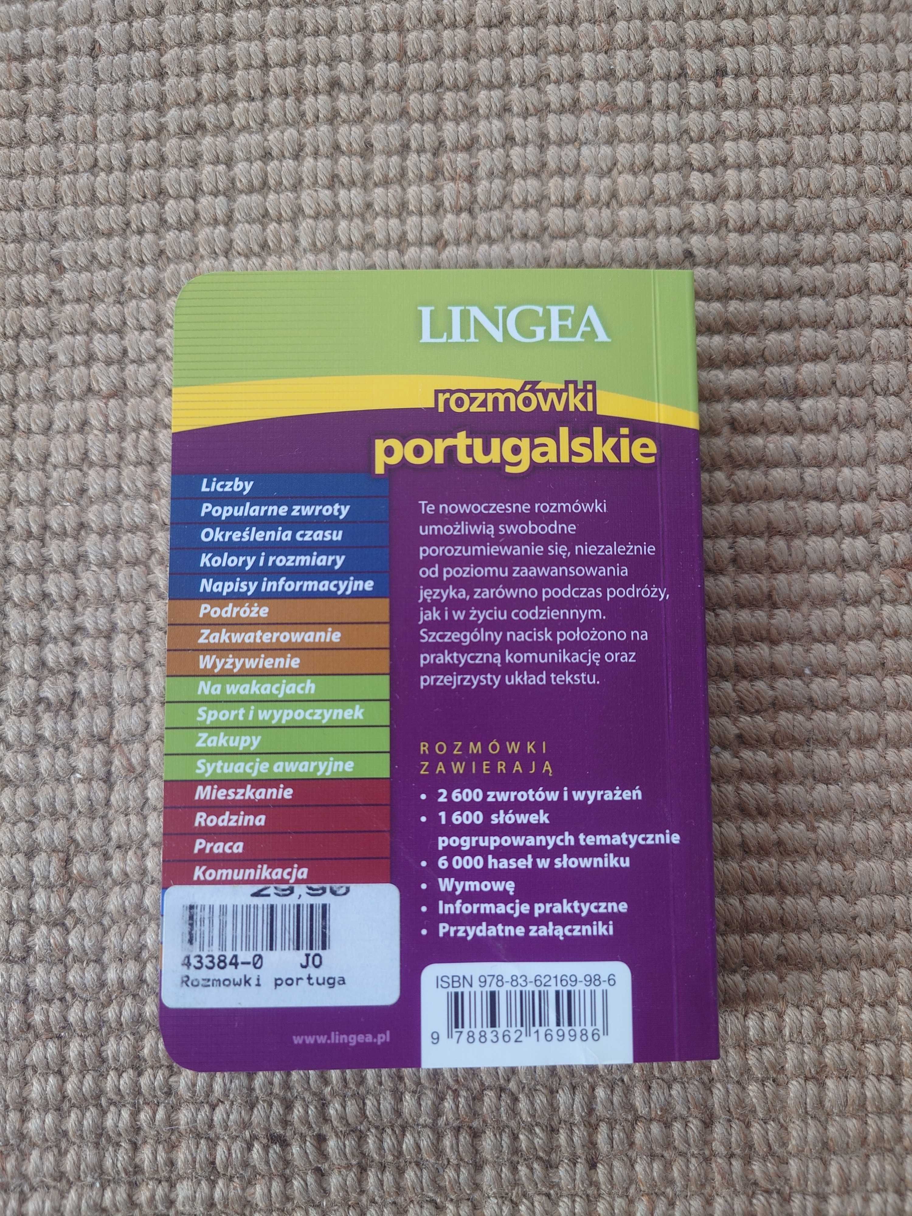 Rozmówki portugalskie ze słownikiem i gramatyką. Kingway.