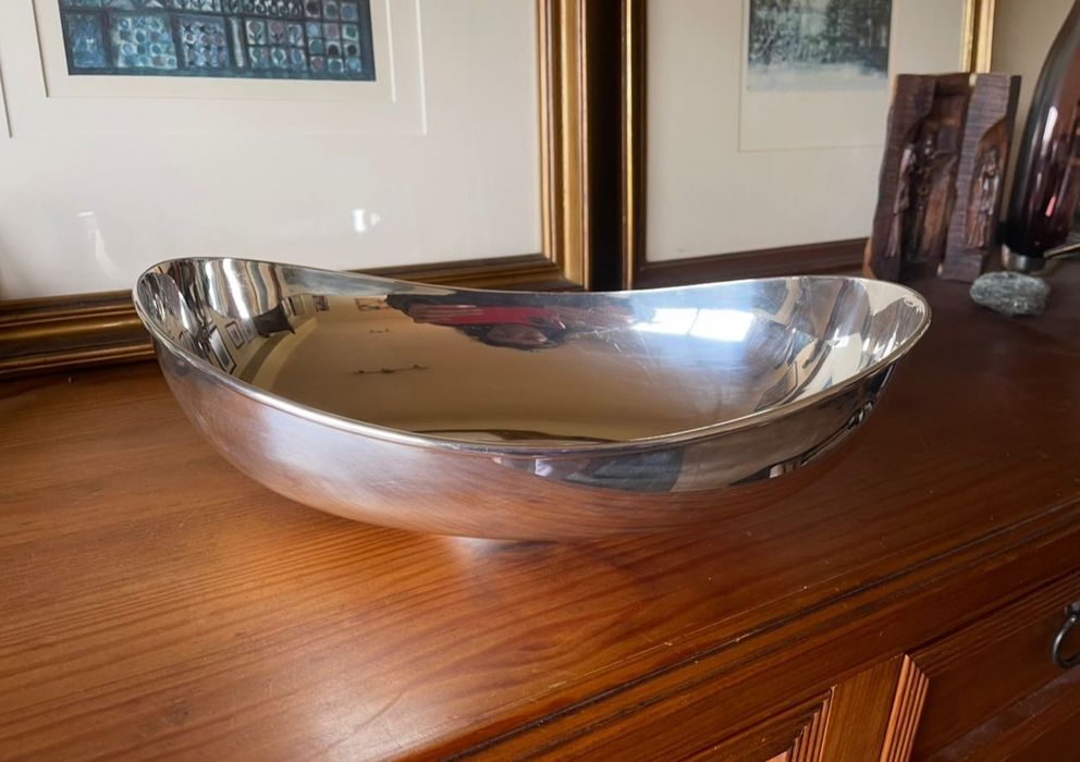 Taça Zanetto oval prateada