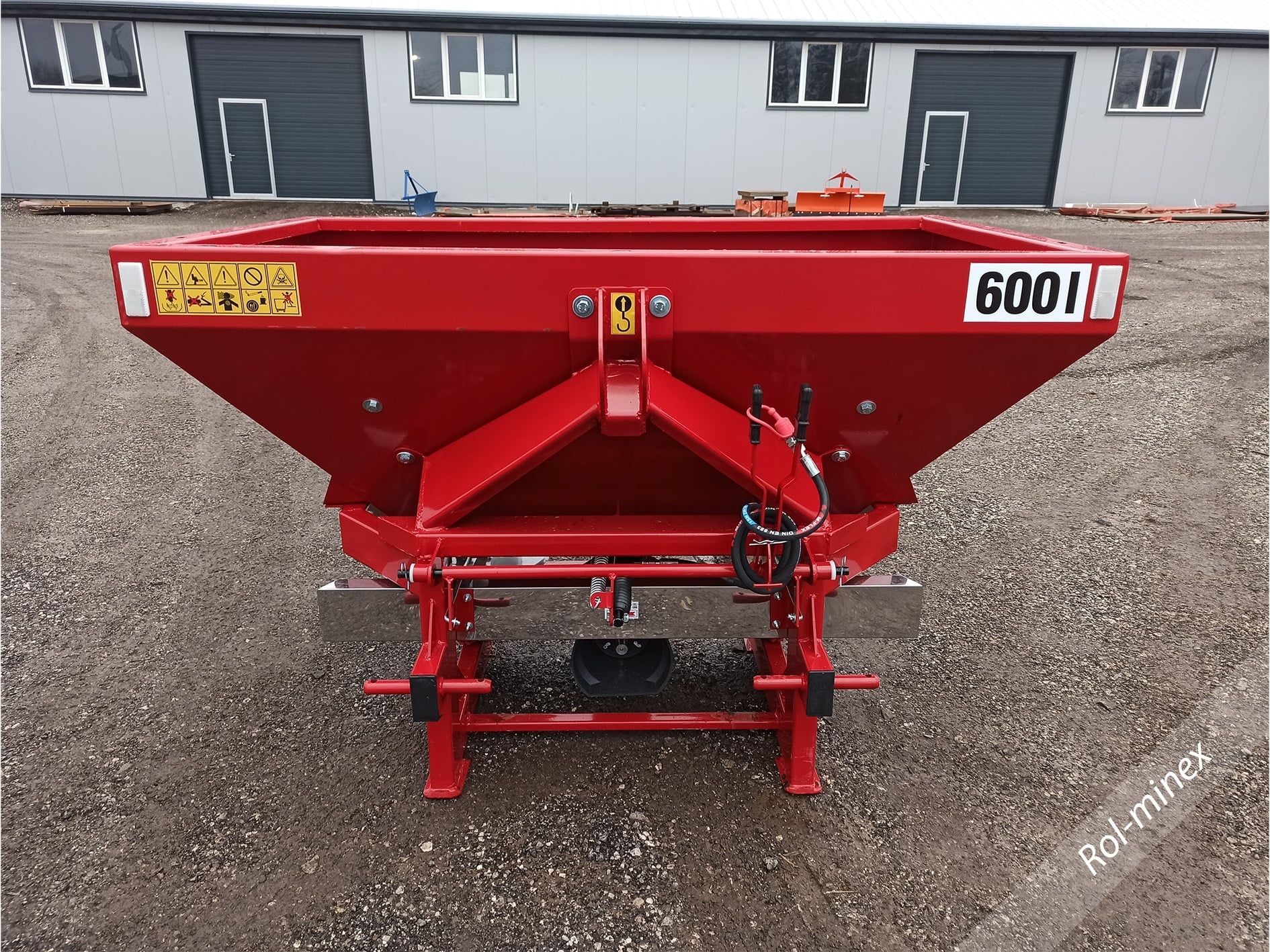 Rozsiewacz do nawozów STRUMYK Tytan Hydraulika + plandeka TRANSPORT