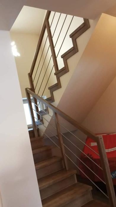 Kompletna Balustrada Barierka Schodowa Wewnętrzna Na Wymiar