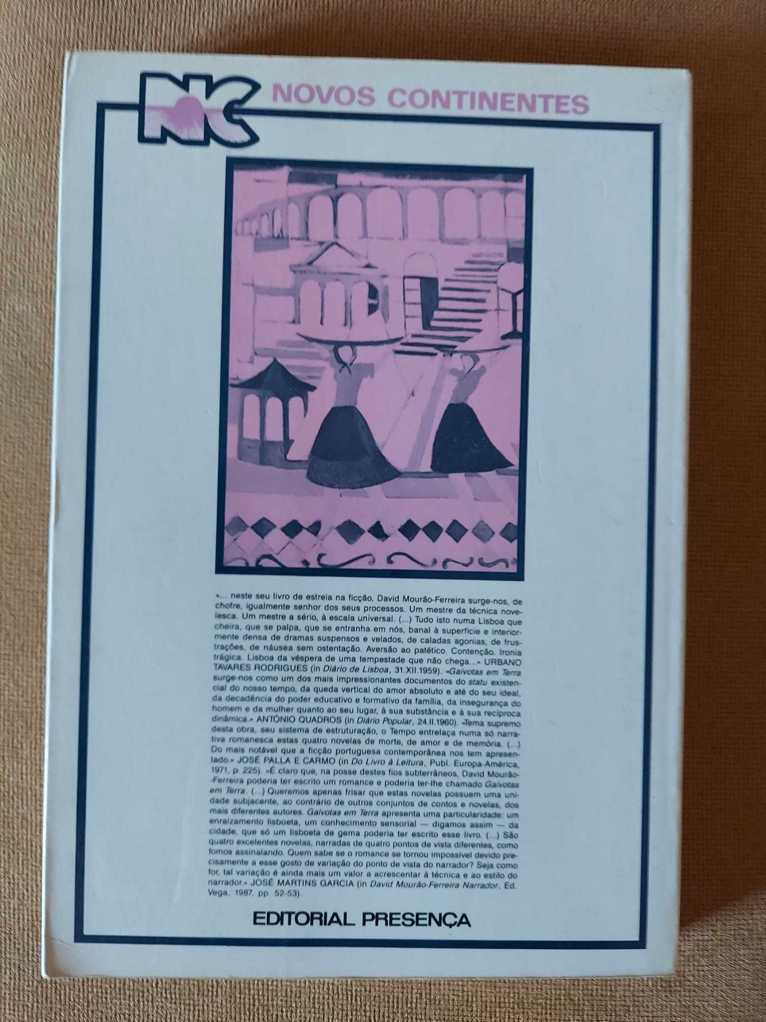 Livro Gaivotas em Terra - David Mourão-Ferreira