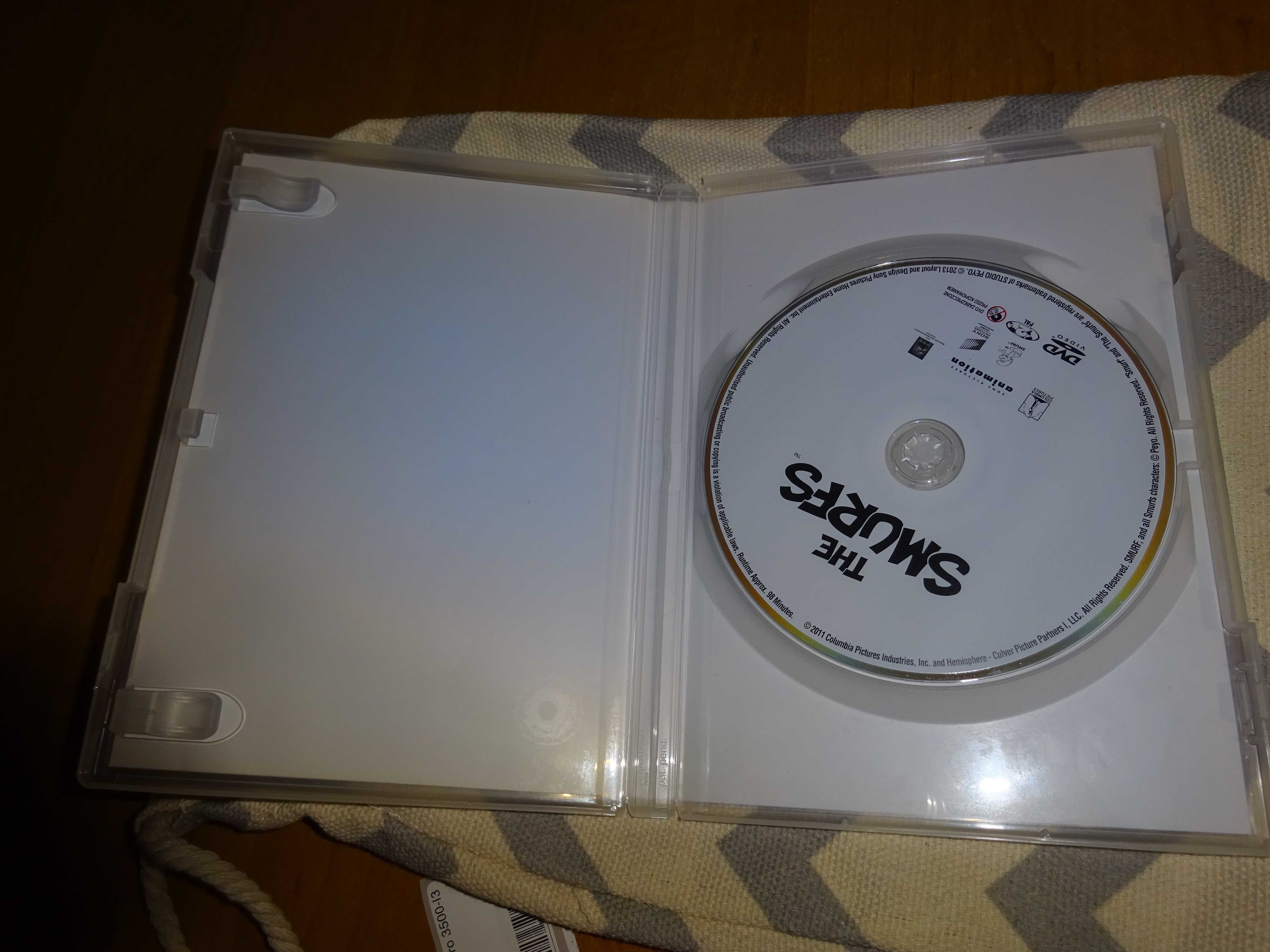 5xDVD filmy bajki dla dzieci Smerfy BFG Alvin3 Kurczak mały