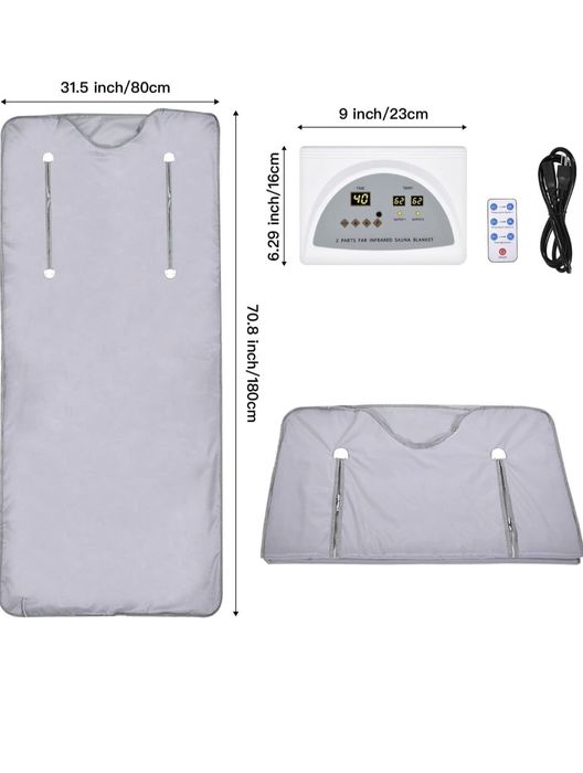 Manta de Sudação com Infravermelhos Temperatura Regulavél Nova