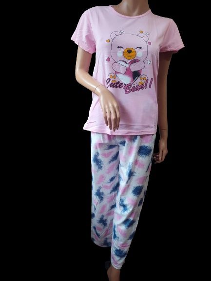 Piżama damska rozmiar L bawełna, długie spodnie