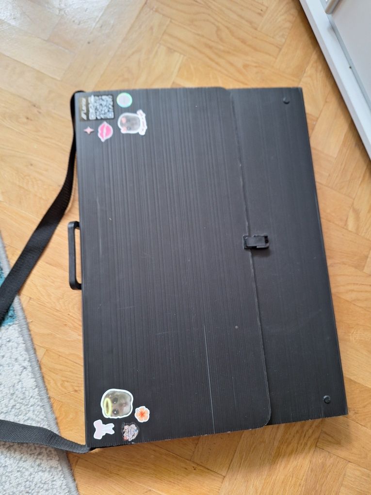 Teczka na rysunki duża portfolio leniarczarna