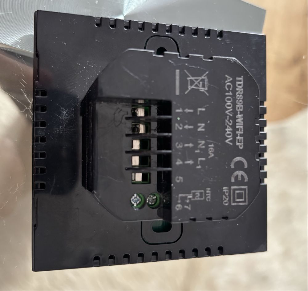Termostat Beok TDR89B-WIFI-EP do elektrycznego ogrzewania podłogowego