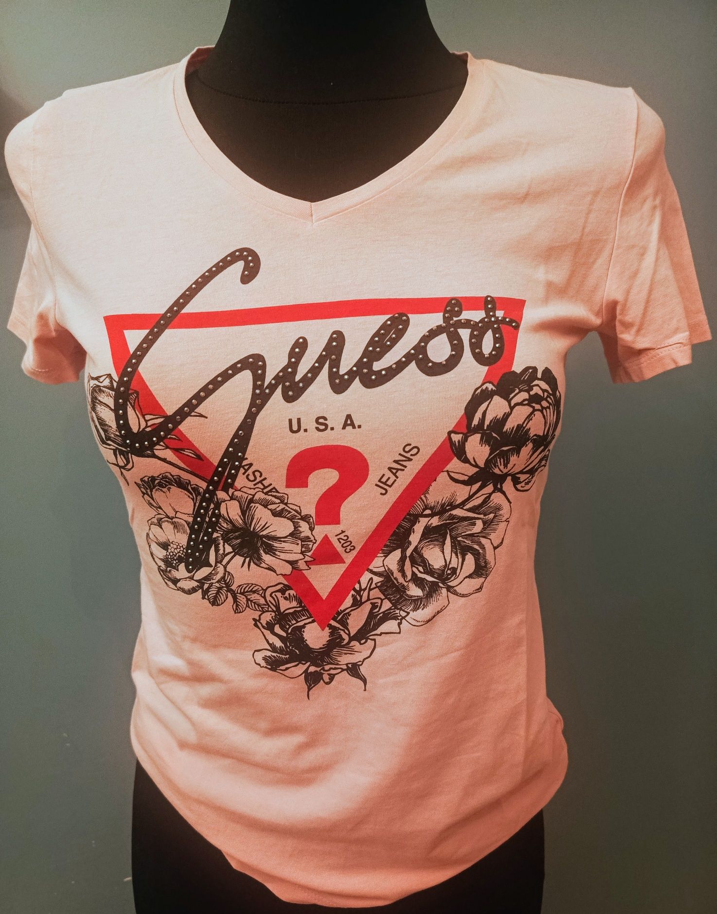 Elegancka czarna bluzka Zara z cekinami