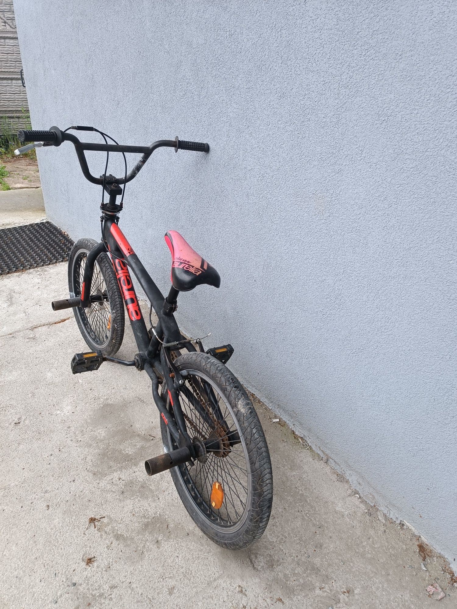 BMX Aurelia czarno czerwony